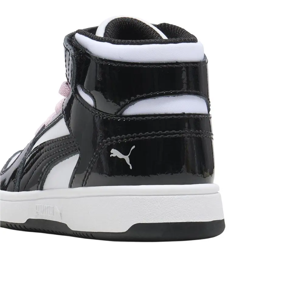 Puma shoes - PUMA Rebound Layup Shine V Slip On  Toddler - 40187301 - Black, White 13