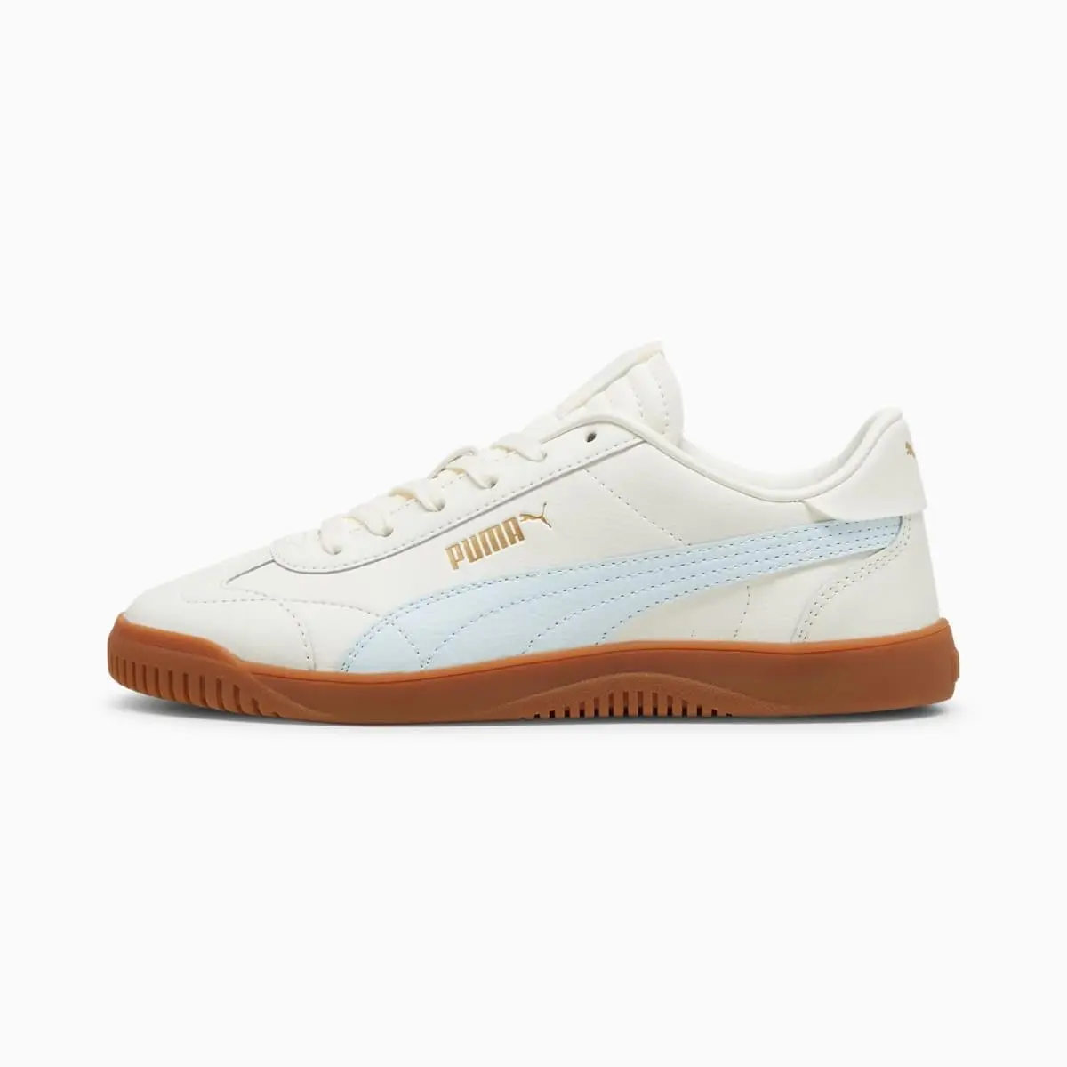 Puma Womens Club 5v5 Sneaker Warm White/dewdrop/gold - 39763511 Warm White/dewd
