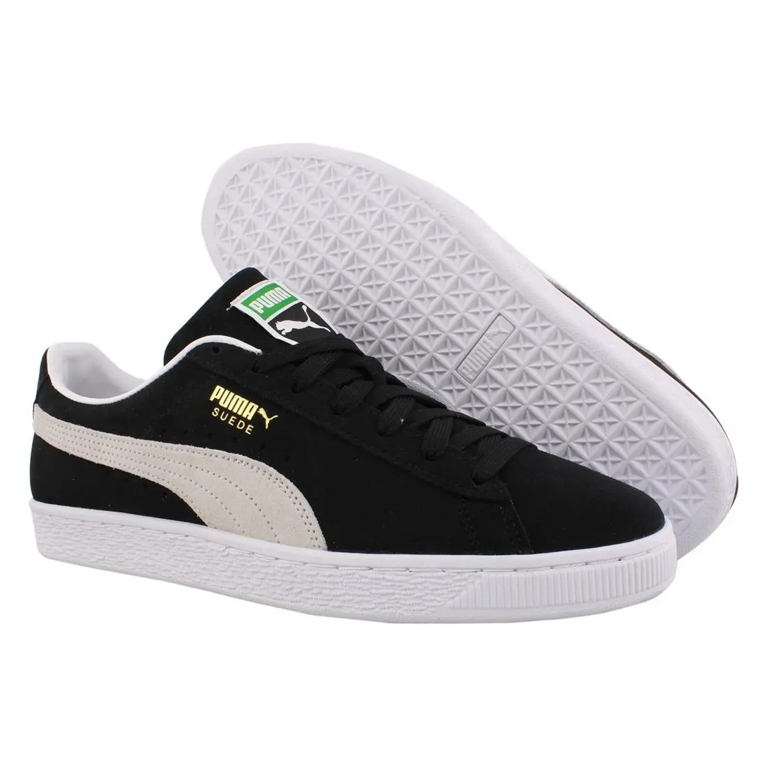 Puma Suede Classic Xxi Mens Shoes Size 9.5 Color: Black/white