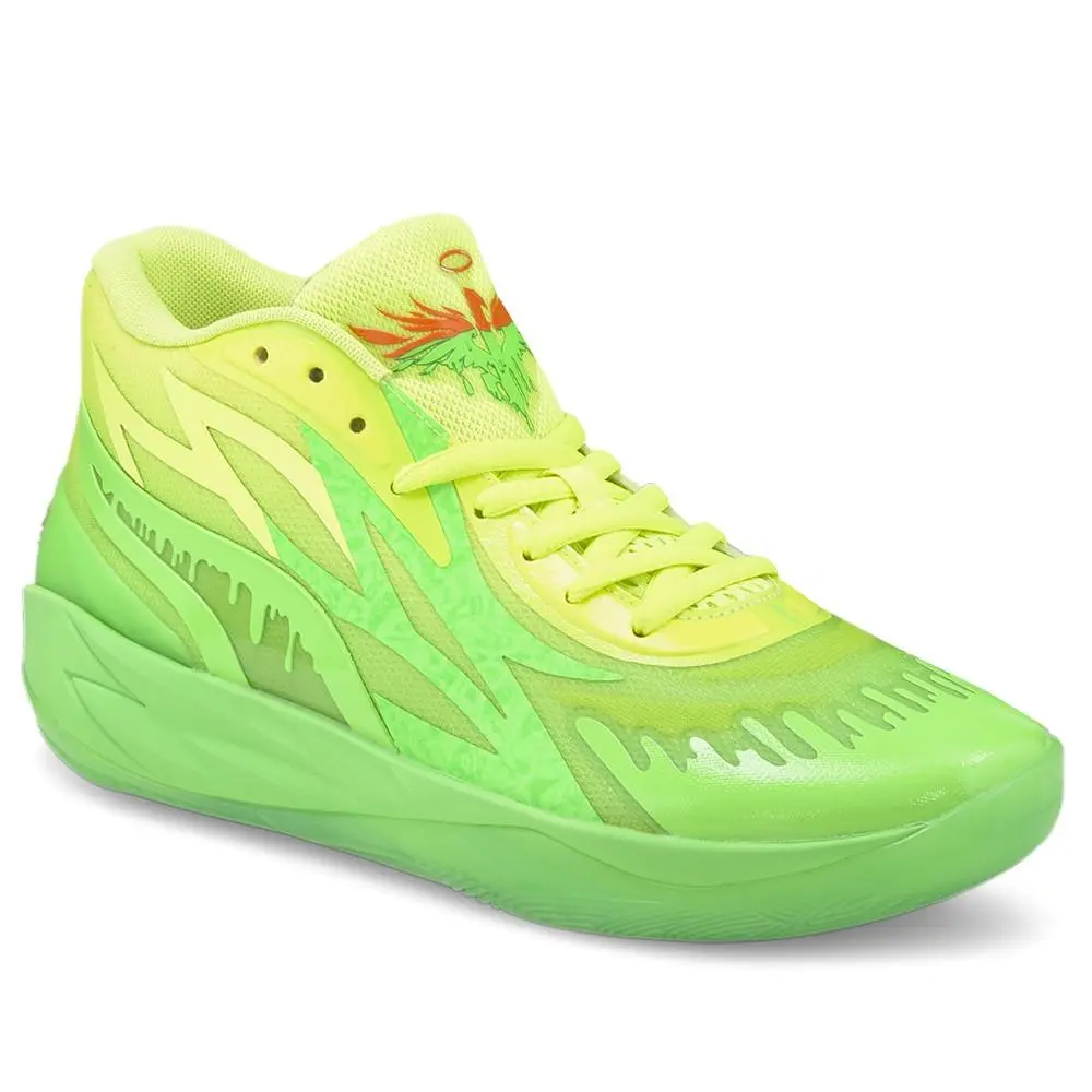 Puma shoes - PUMA Mb.02 X Slime Basketball - 37758401 - Green 0
