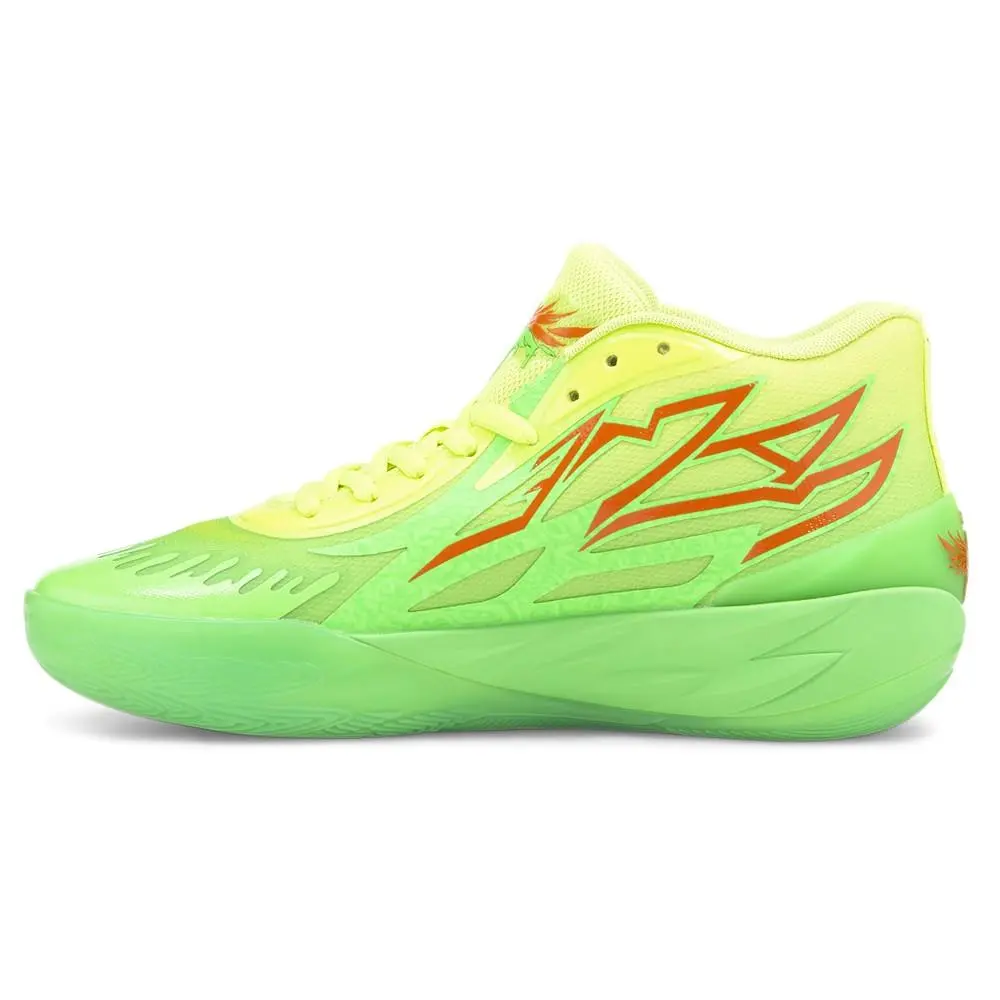 Puma shoes - PUMA Mb.02 X Slime Basketball - 37758401 - Green 1