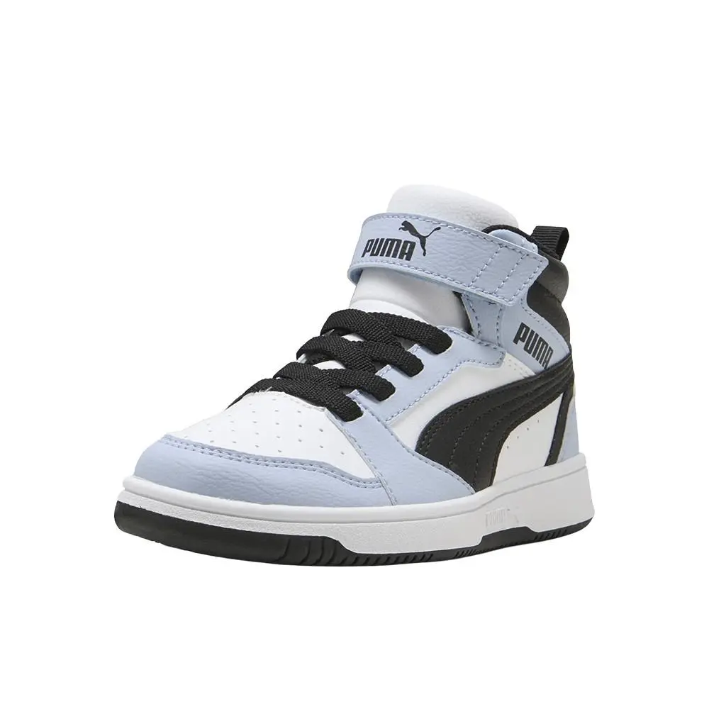 Puma shoes - PUMA Rebound V6 Mid High Top  Toddler - 39383242 - White 8