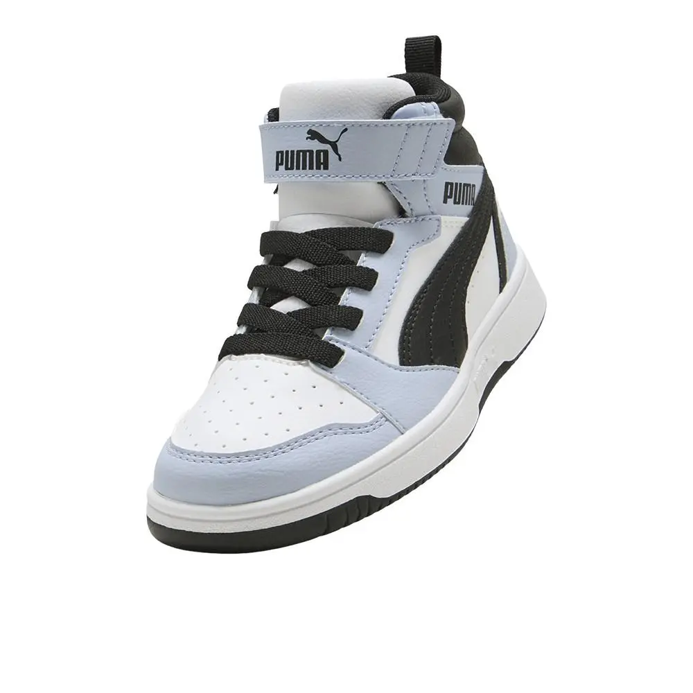 Puma shoes - PUMA Rebound V6 Mid High Top  Toddler - 39383242 - White 12