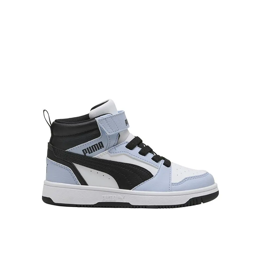 Puma shoes - PUMA Rebound V6 Mid High Top  Toddler - 39383242 - White 7