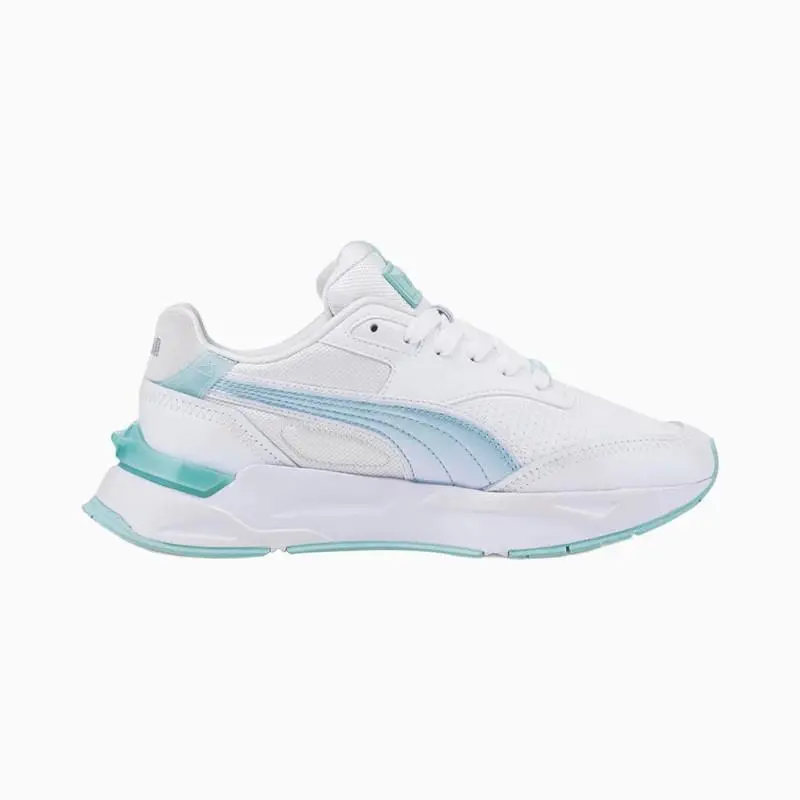 Puma Mirage Sport Glow White Eggshell Blue Women`s Sneakers 382904-01 - Blue
