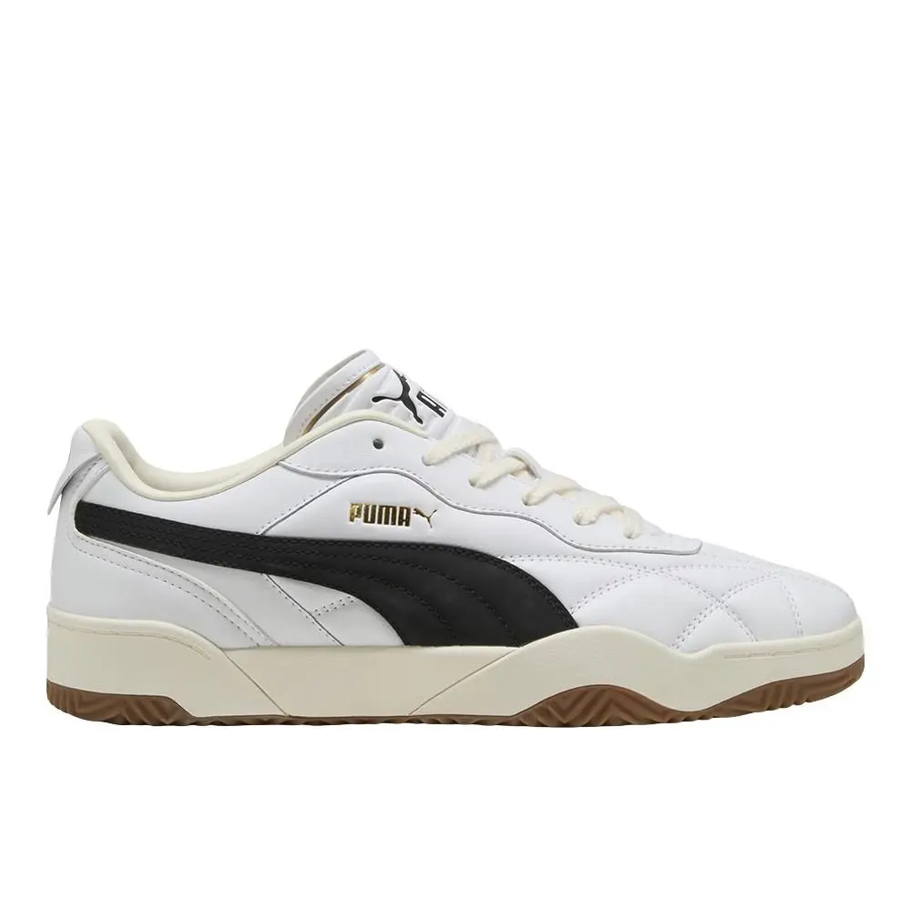 Puma Tifosi Lux Lace Up Mens White Sneakers Casual Shoes 40225902