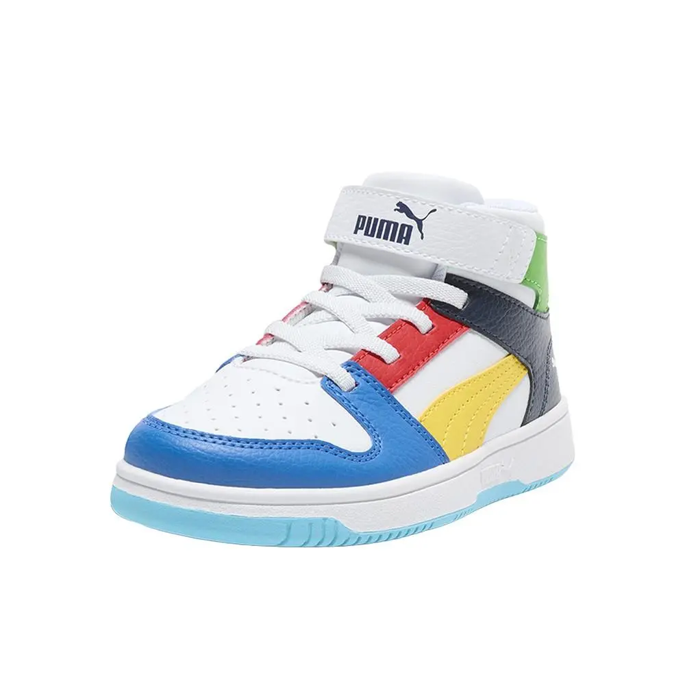Puma shoes - PUMA Rebound Layup High Top  Toddler - 40306305 - White, Yellow 0