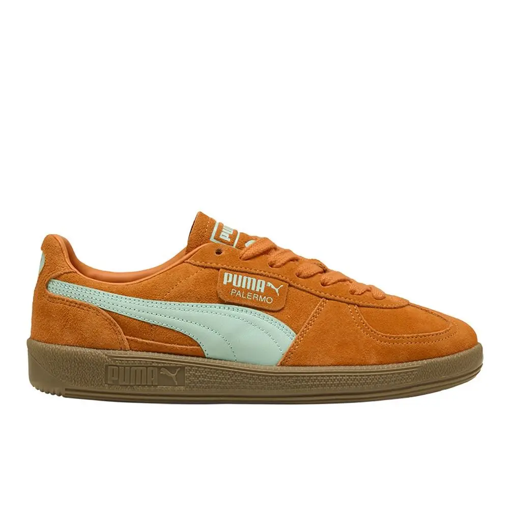 Puma Palermo Lace Up Mens Orange Sneakers Casual Shoes 39646384