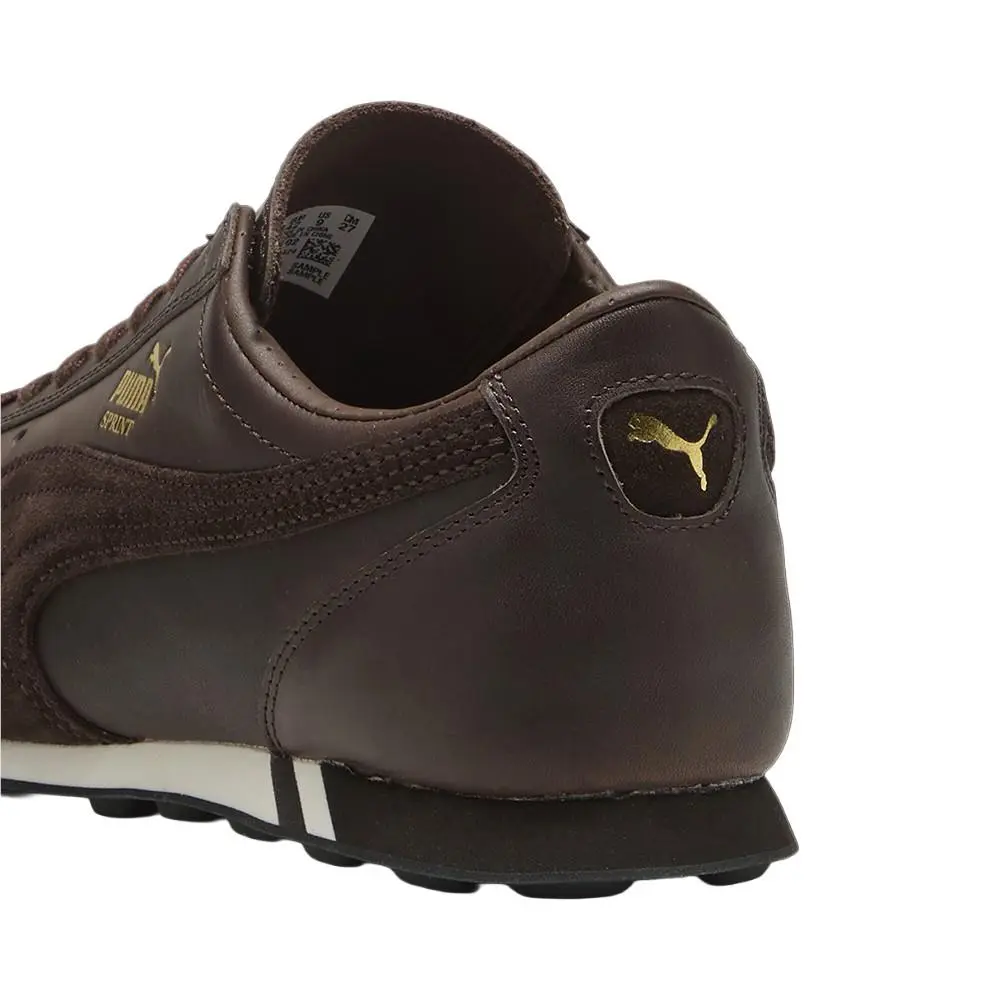 Puma shoes - PUMA Sprint Premium Lace Up - 40508402 - Brown 13