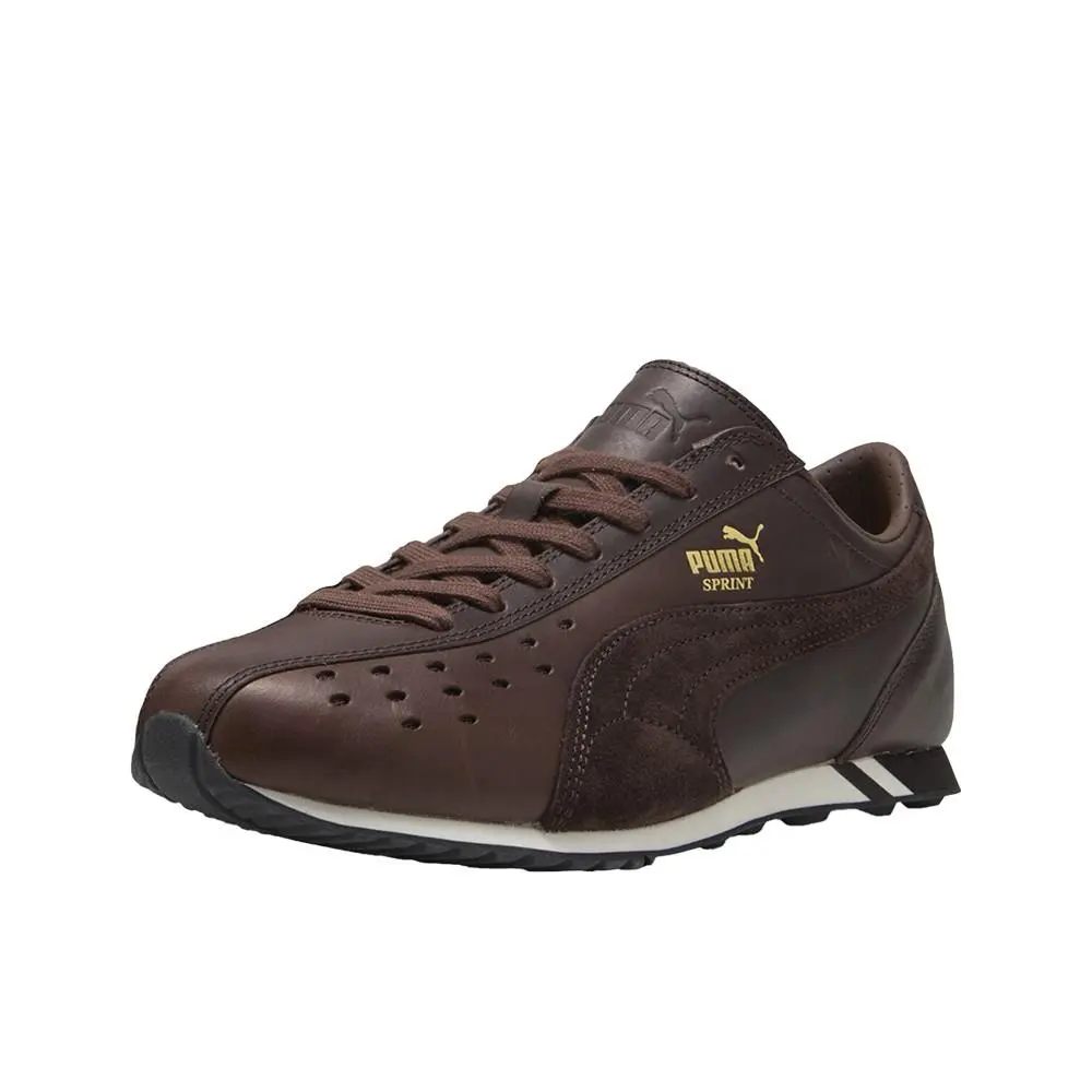 Puma shoes - PUMA Sprint Premium Lace Up - 40508402 - Brown 8
