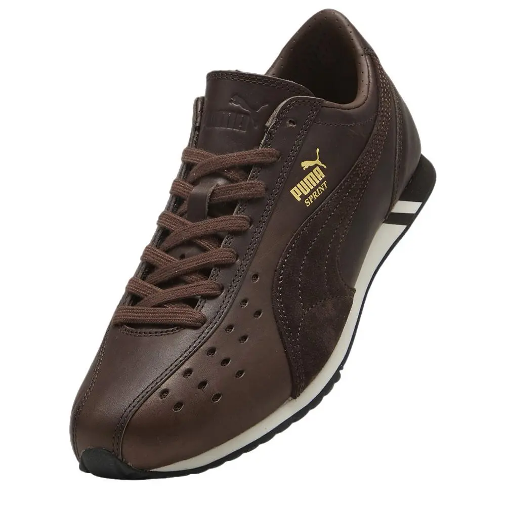 Puma shoes - PUMA Sprint Premium Lace Up - 40508402 - Brown 12