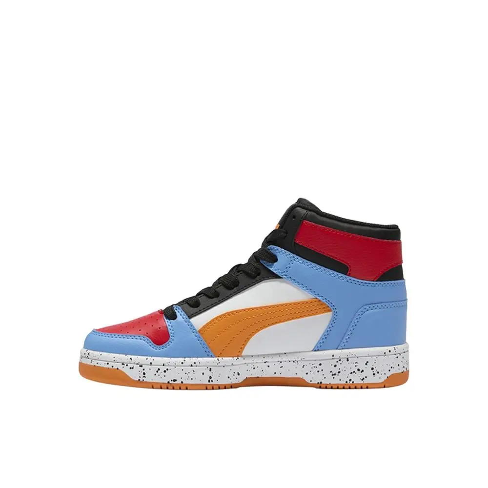 Puma shoes - PUMA Rebound Layup Sl Light Speckle Lace Up  Youth - 39761902 - Blue, White 1