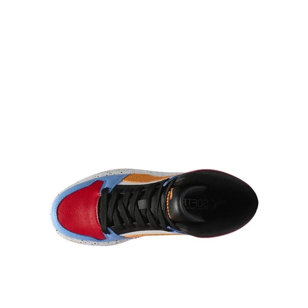 Puma shoes - PUMA Rebound Layup Sl Light Speckle Lace Up  Youth - 39761902 - Blue, White 10