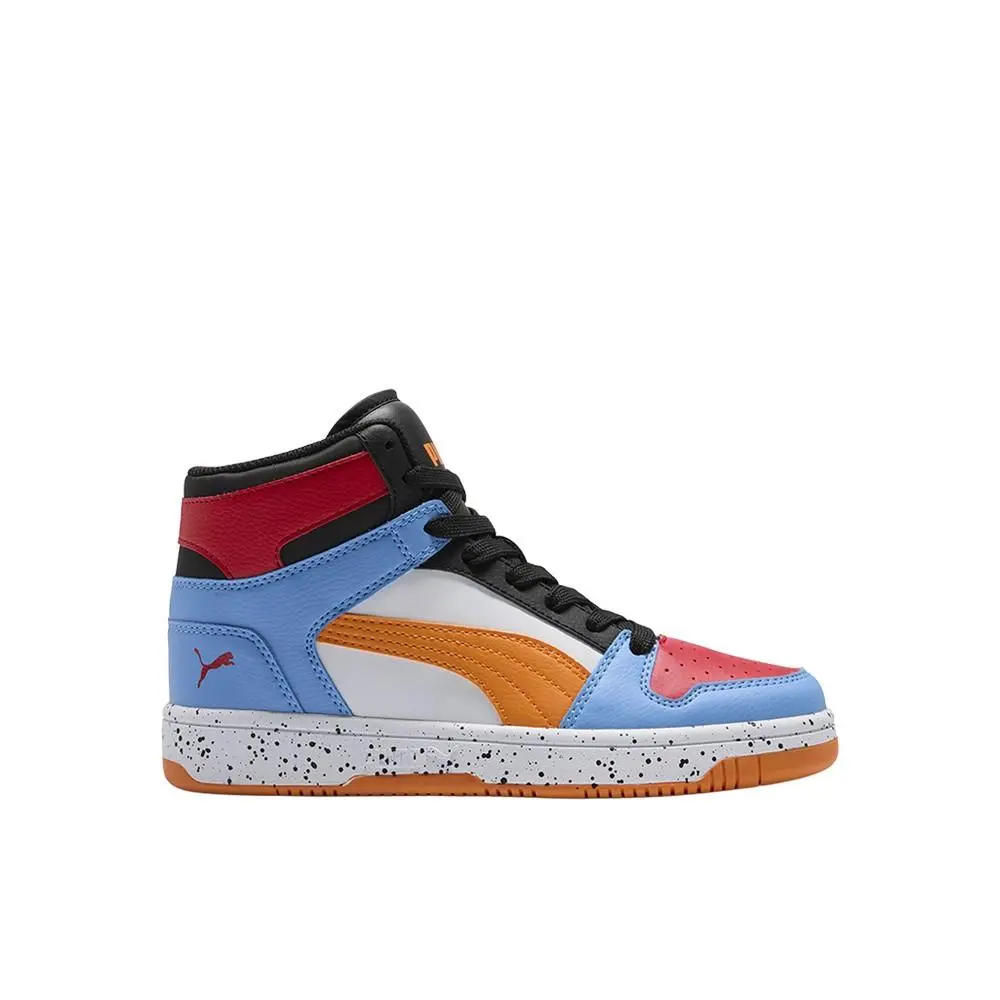 Puma shoes - PUMA Rebound Layup Sl Light Speckle Lace Up  Youth - 39761902 - Blue, White 7