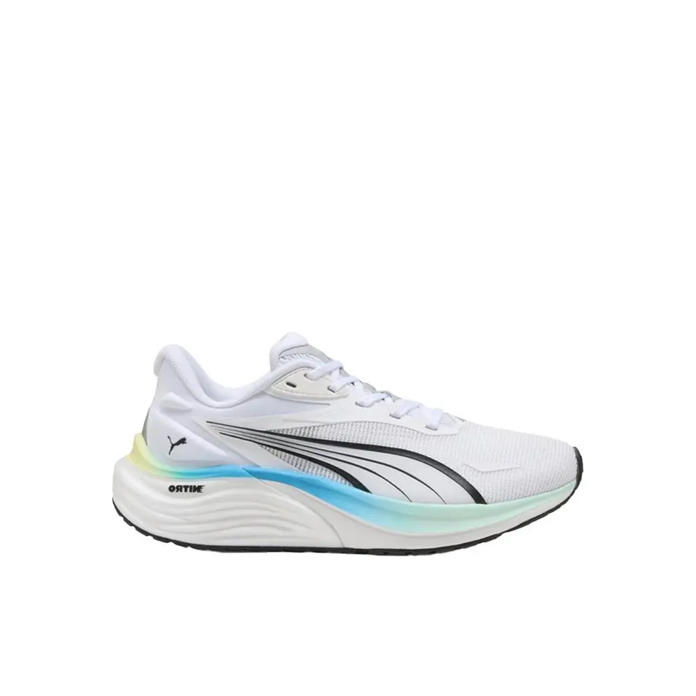 Puma Electrify Nitro 4 Running Youth Boys White Sneakers Athletic Shoes 4015080