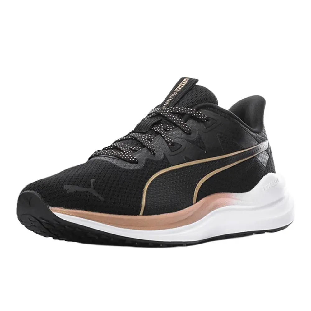Puma shoes - PUMA Reflect Lite Molten Metal Wide Running - 30982101 - Black 7