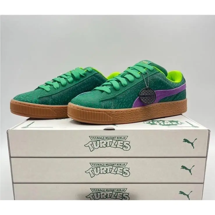 Puma shoes - PUMA Suede - Suede - 401304-01 - Green 14