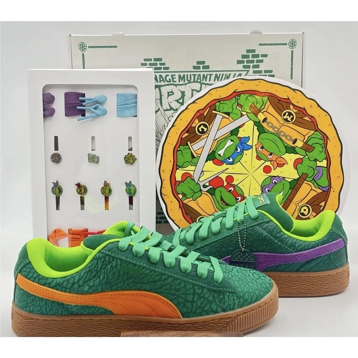 Teenage Mutant Ninja Turtles × Puma Suede XL Vine 401427-01 Junior