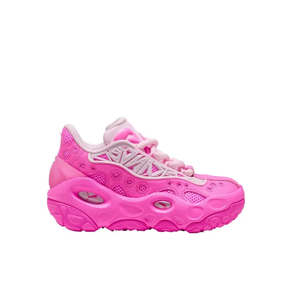 Puma La Francé Rnr Lace Up Youth Boys Pink Sneakers Casual Shoes 31228201