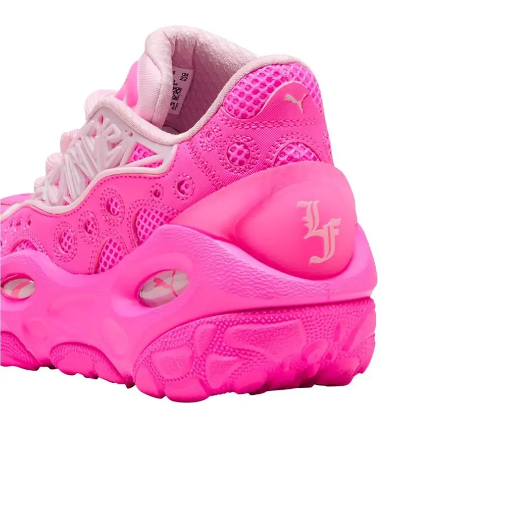 Puma shoes - PUMA La Francé Rnr Lace Up  Youth - 31228201 - Pink 5