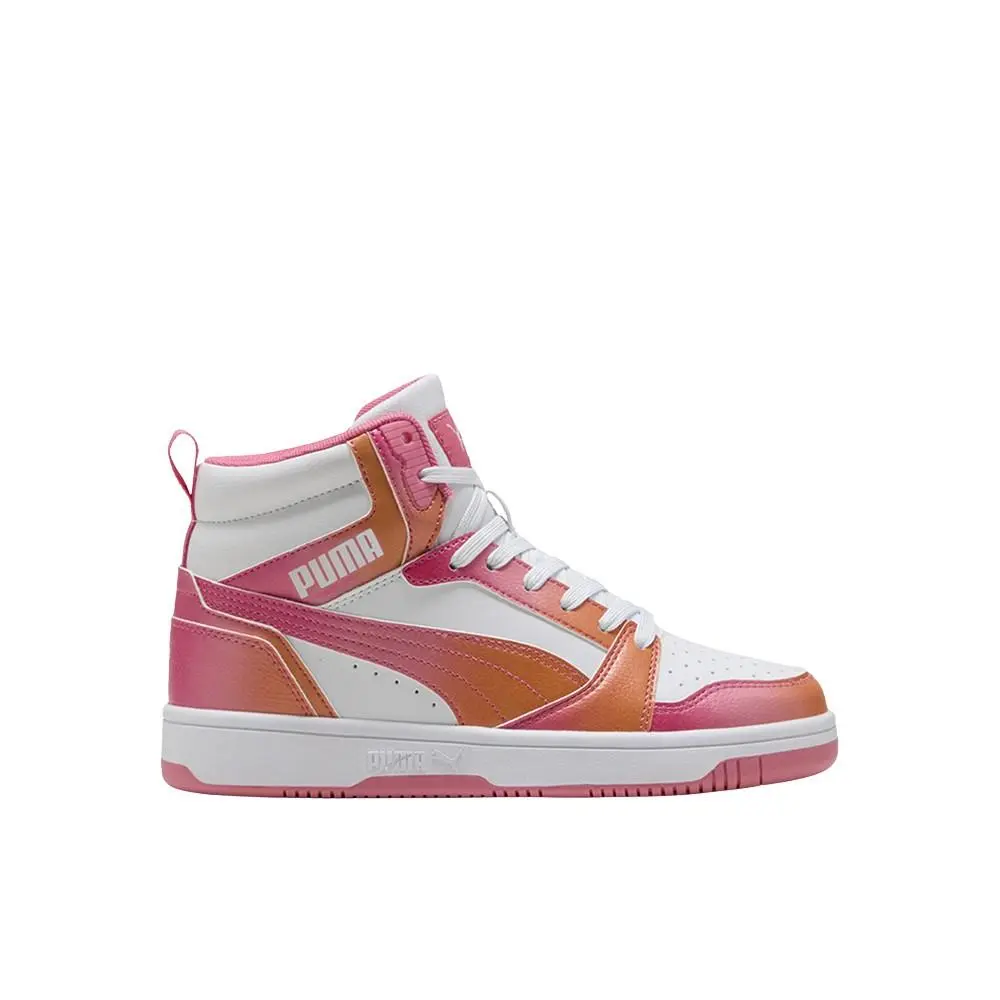 Puma shoes - PUMA Rebound V6 Fade High Top  Youth - 40802601 - Pink, White 7