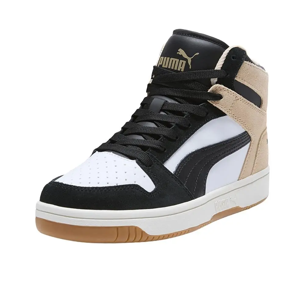 Puma shoes - PUMA Rebound Layup Caramel High Top - 40426201 - White 8
