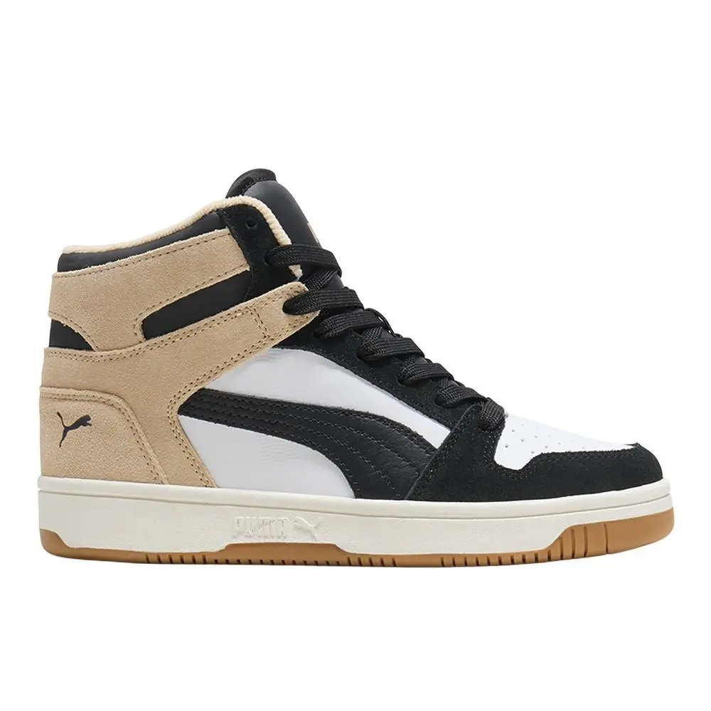 Puma shoes - PUMA Rebound Layup Caramel High Top - 40426201 - White 7