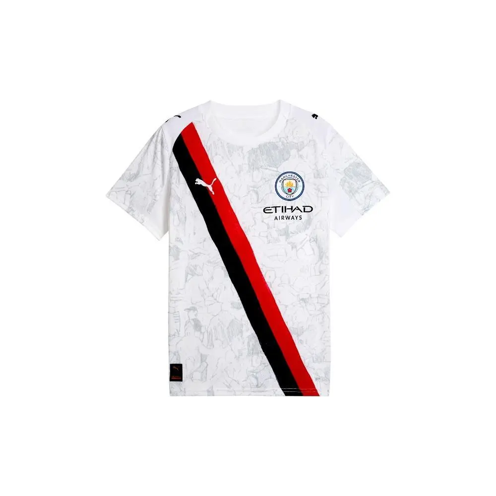 Puma X Kidsuper Manchester City F.c. Crew Neck Short Sleeve Jersey Yout