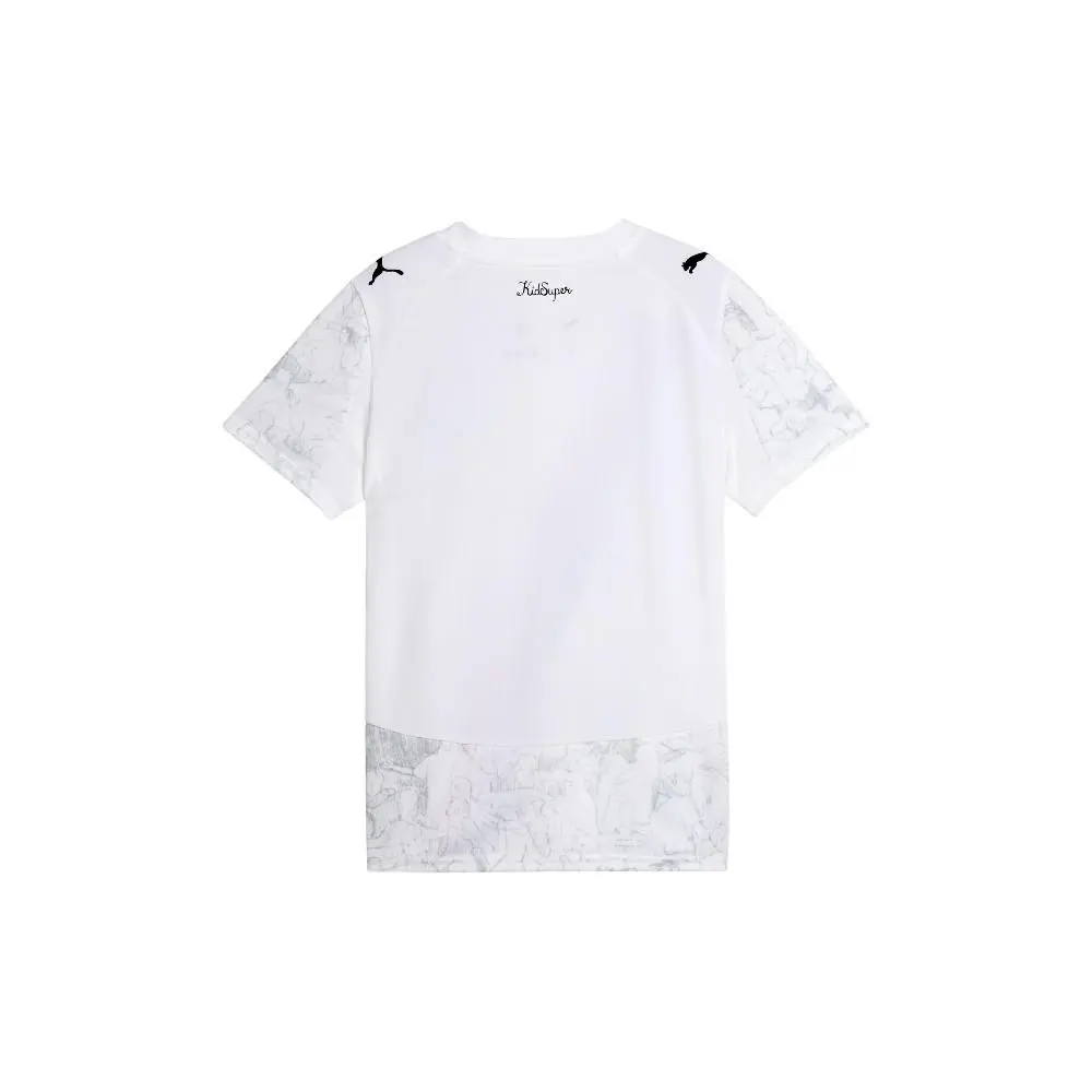 Puma clothing - PUMA  X Kidsuper Manchester City F.C. Crew Neck Short Sleeve Repl - 78114107 - White 0