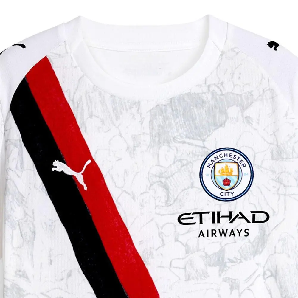 Puma clothing - PUMA  X Kidsuper Manchester City F.C. Crew Neck Short Sleeve Repl - 78114107 - White 1