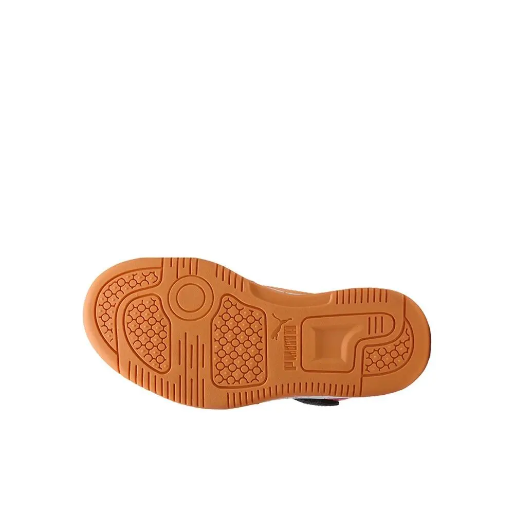 Puma shoes - PUMA Rebound Layup Sl Light Speckle Slip On  Toddler - 39762002 - Blue, Orange, White 3