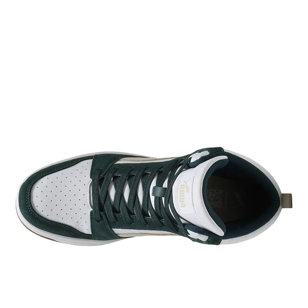 Puma shoes - PUMA Rebound V6 Suede High Top - 40071305 - White 10