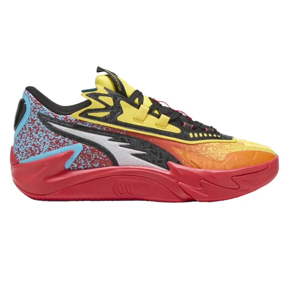 Scoot Zeros Ii Caution Basketball Mens Orange Sneakers Athletic Shoes 3108 by Puma