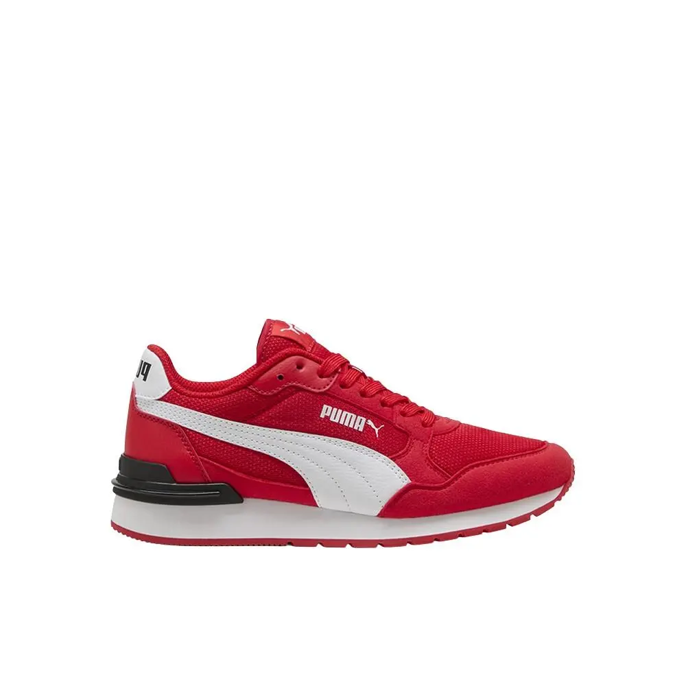 Puma St Runner V4 Mesh Lace Up Youth Boys Red Sneakers Casual Shoes 39987617
