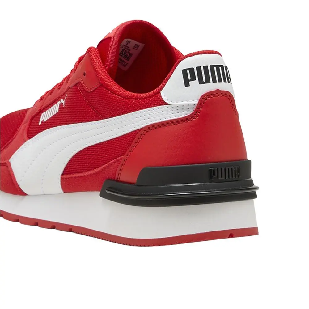 Puma shoes - PUMA St Runner V4 Mesh Lace Up  Youth - 39987617 - Red 13