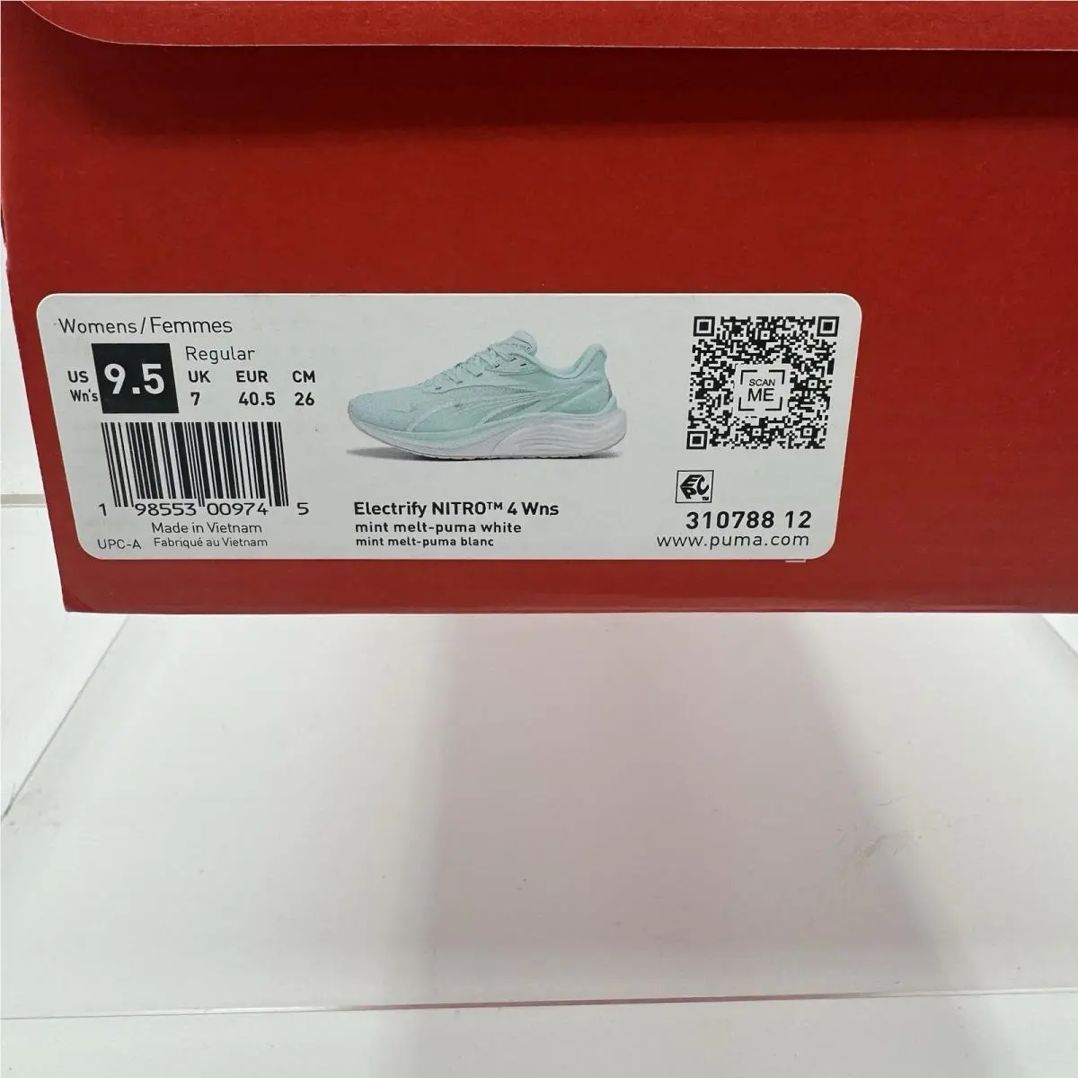 Puma shoes - Electrify NITRO 4 Wns - Electrify NITRO Wns - 310788-12 - Mint 7
