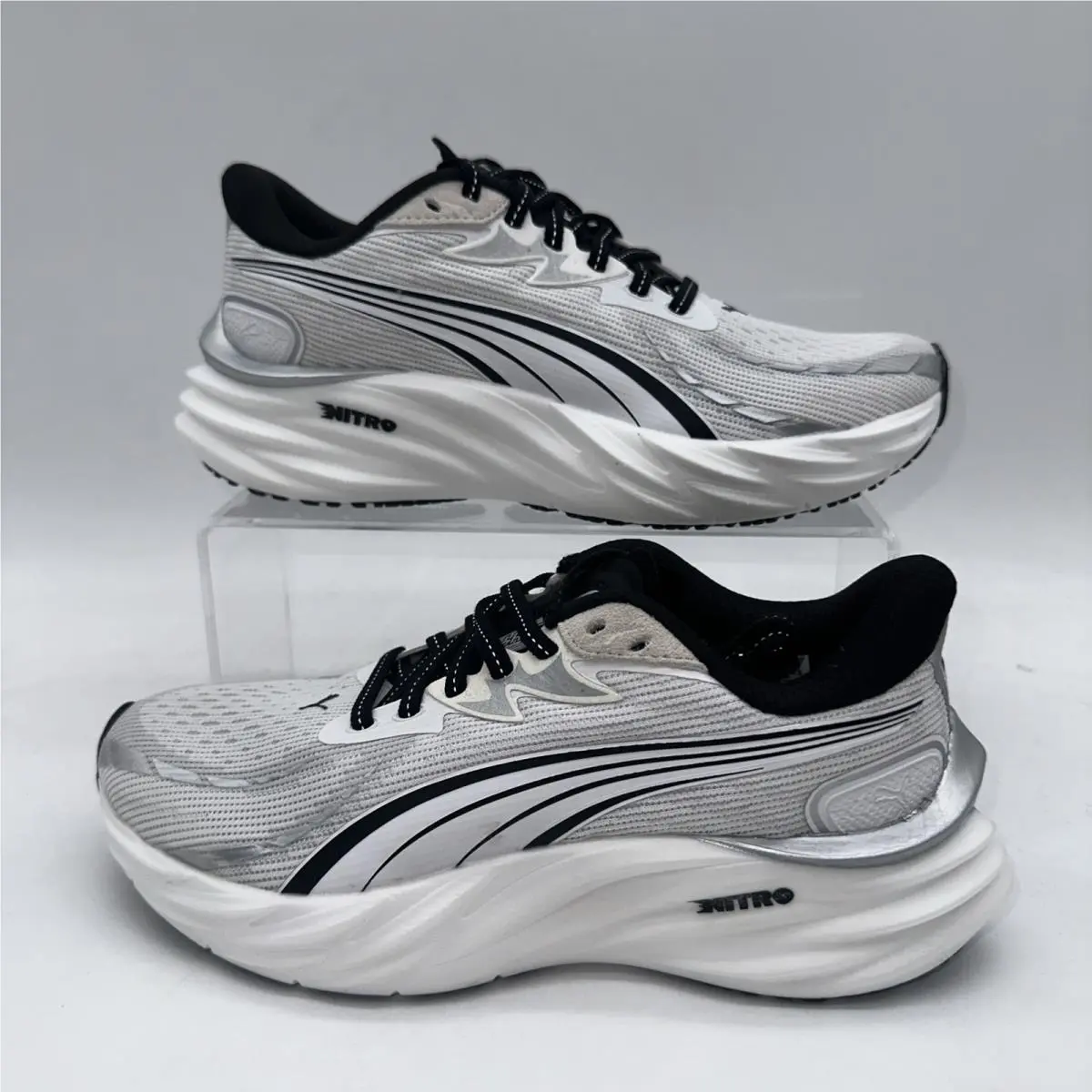 Puma Women`s Size 7 Velocity Nitro 4 311141 02 White Running Sneaker