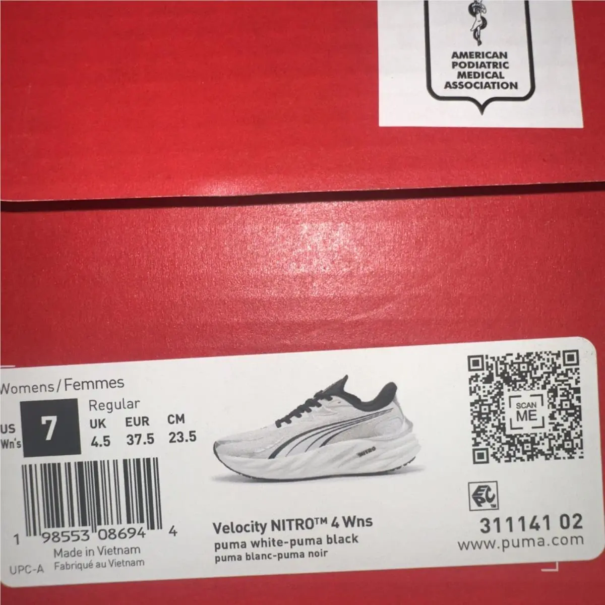 Puma shoes - PUMA Velocity Nitro - Velocity Nitro - 311141-02 - White 4