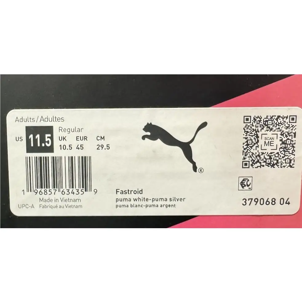 Puma shoes - Puma Fastroid Running - Fastroid Running - 379068-04 - White 10