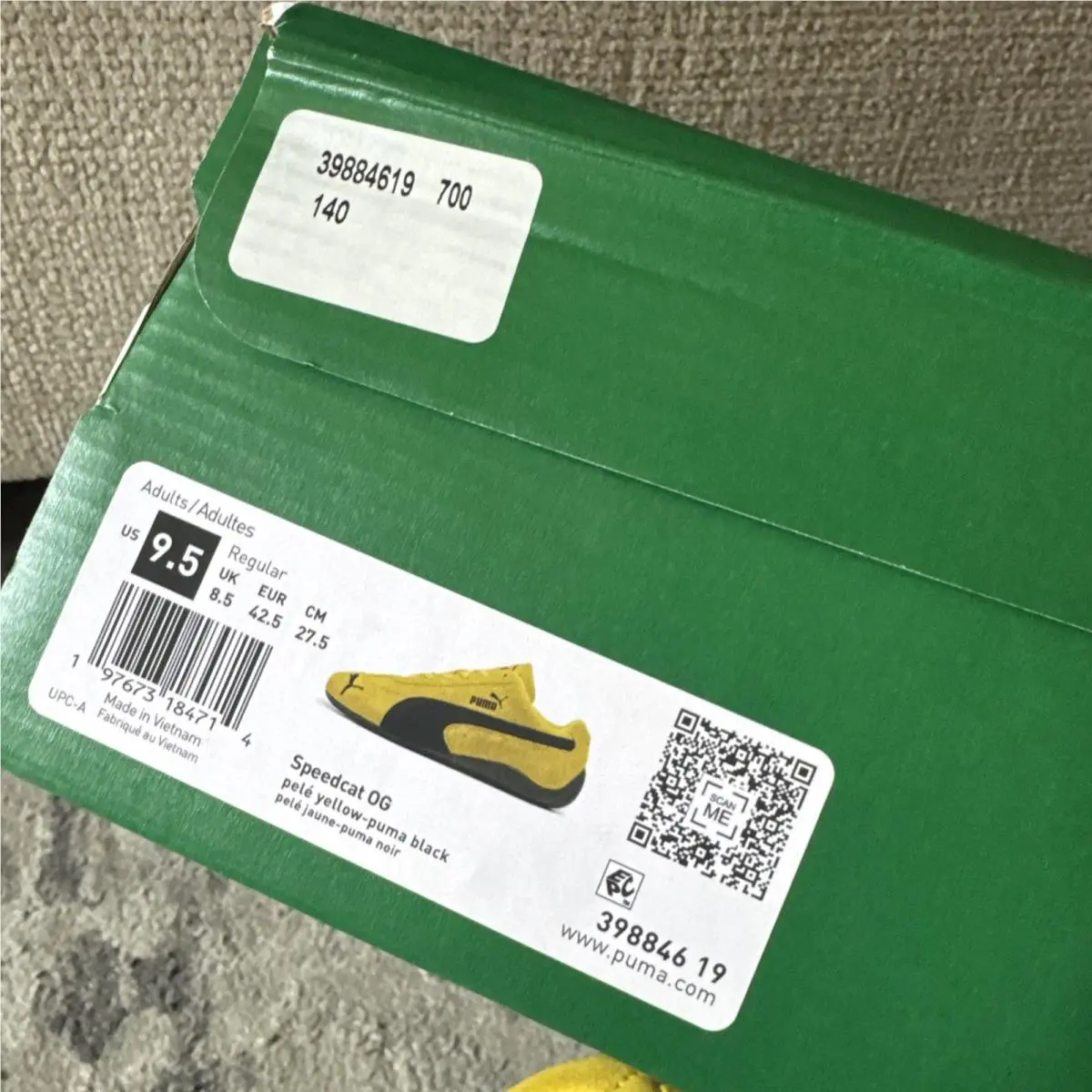 Puma shoes - PUMA Speedcat Og Lace Up - 39884619 - Yellow 5