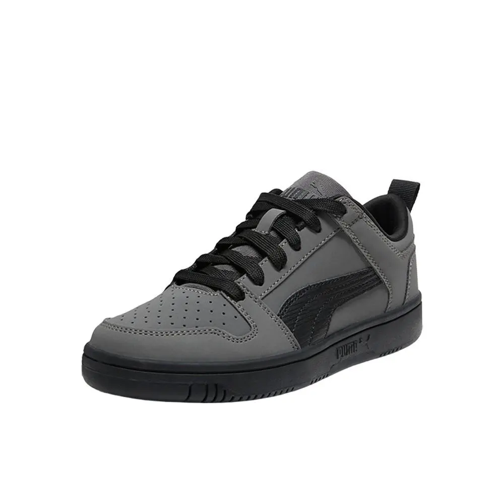 Puma shoes - PUMA Rebound Layup Lo Nubuck Lace Up  Youth - 39177202 - Grey (UPC: 198555348552) 0