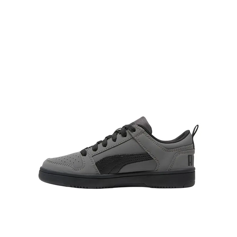 Puma shoes - PUMA Rebound Layup Lo Nubuck Lace Up  Youth - 39177202 - Grey (UPC: 198555348552) 1