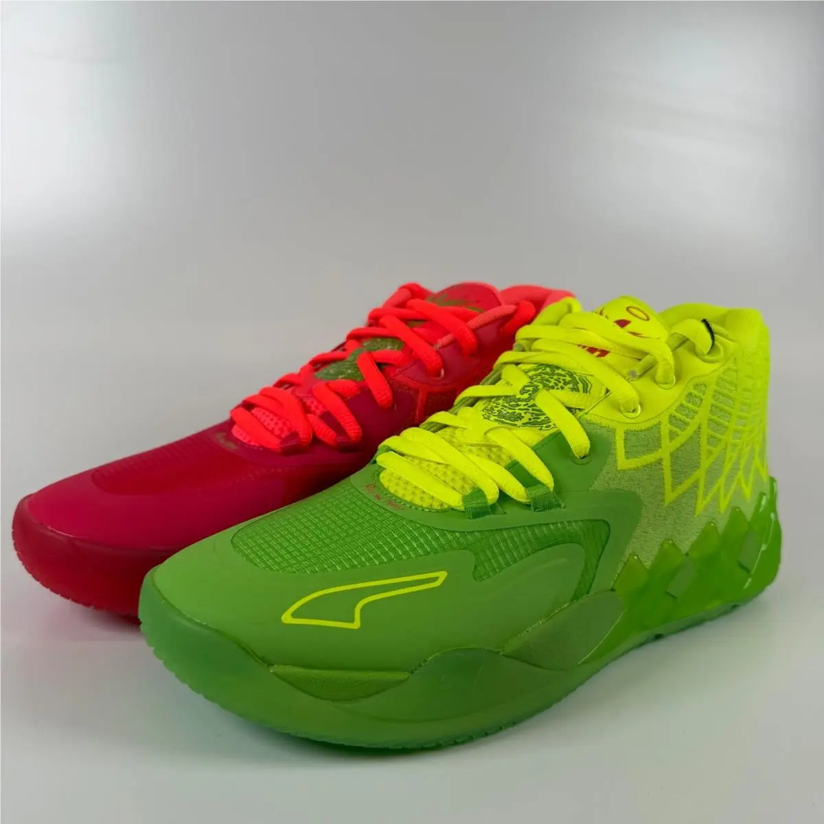Puma Lamelo Ball MB.01 Rick and Morty Jasmine Green Rose 376682-01 Mens Size 9