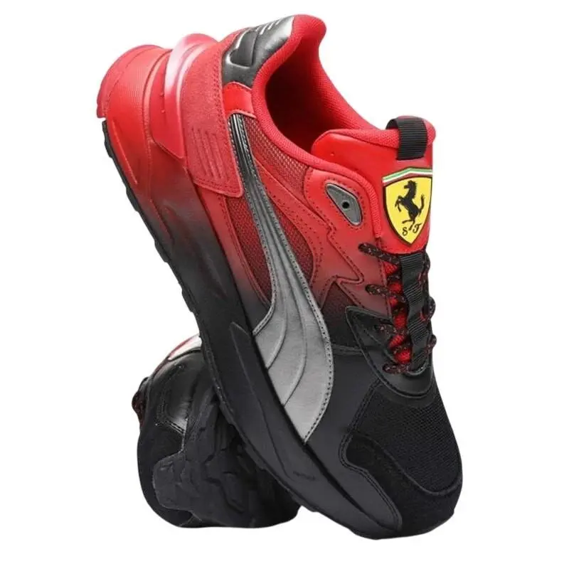 Puma Mens Mirage Sport Sneakers US 7 EU 39 Black Red Athletic