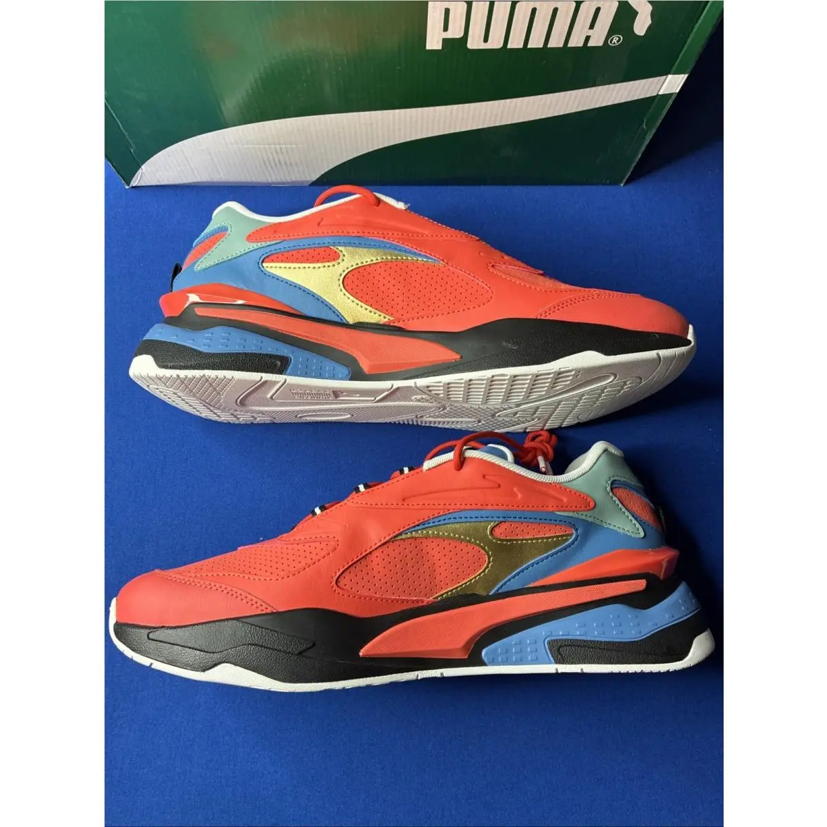 Puma shoes - PUMA RS-Fast FR - 385795-01 - Firelight/Blue/Black/Gold 0