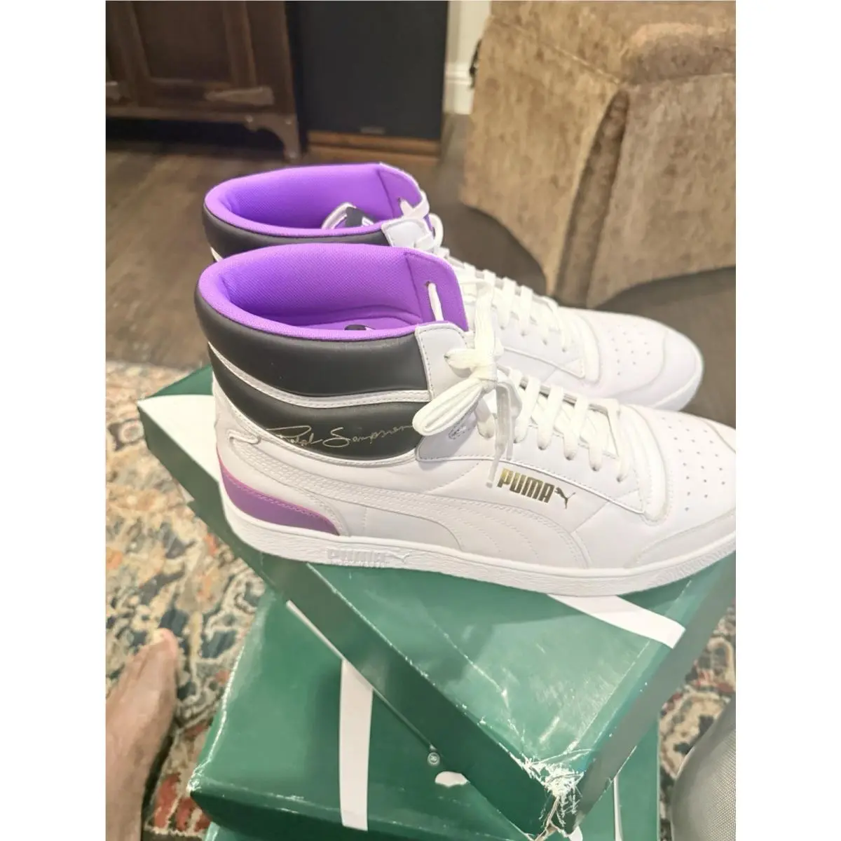 Puma shoes - PUMA Ralph Sampson - Ralph Sampson - 370847-05 - White 2