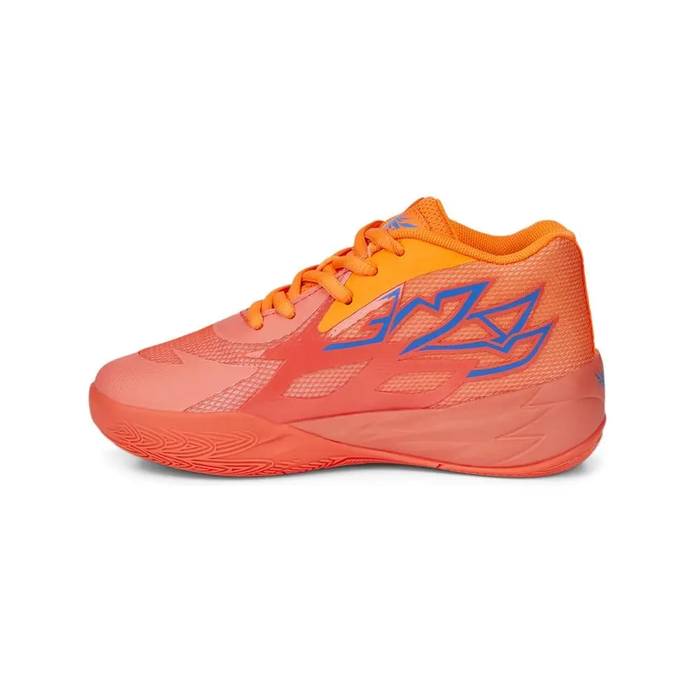 Puma shoes - PUMA Mb.02 Supernova Basketball  Toddler - 38594301 - Orange (UPC: 195552121607) 1