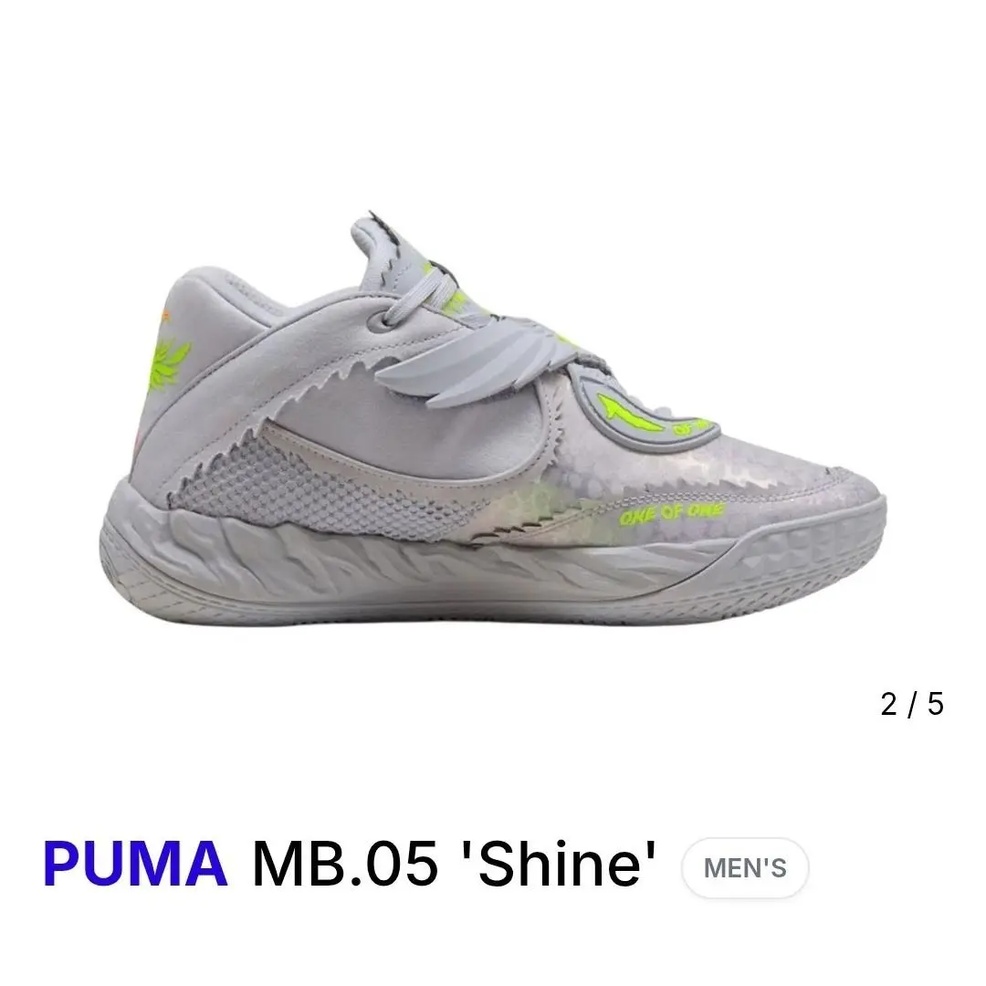 Puma shoes - PUMA MB 05 - 312480-01 - Silver 0