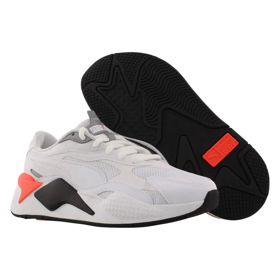 Rs-X3 Radiance Girls Shoes Size 5 Color:  White/red Blast by Puma