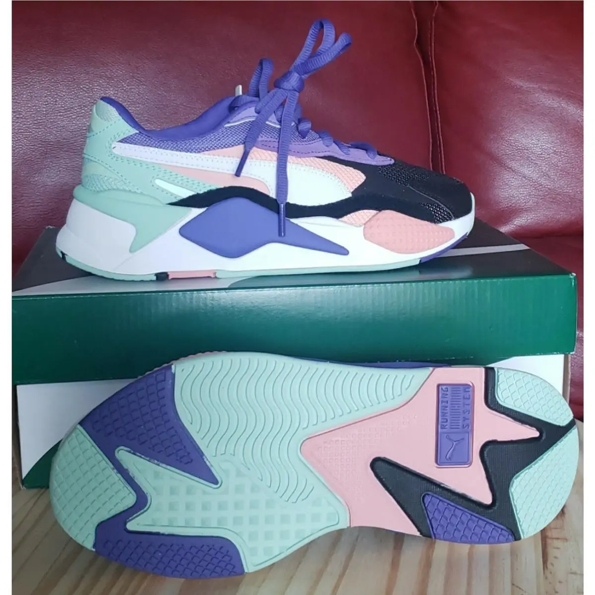 Puma shoes - PUMA RS-X - 373797-19 - Purple Corallites/White 0